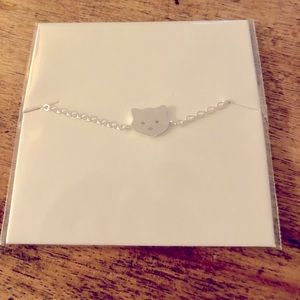 New silver plated stainless steel bracelet